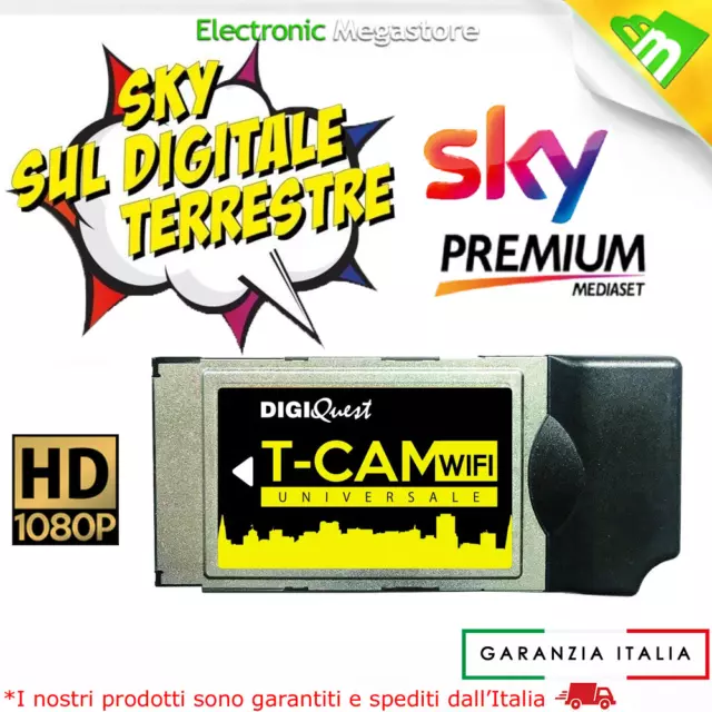 Cam Hd Per Sky Dtt E Mediaset Premium - No Tessera Inclusa