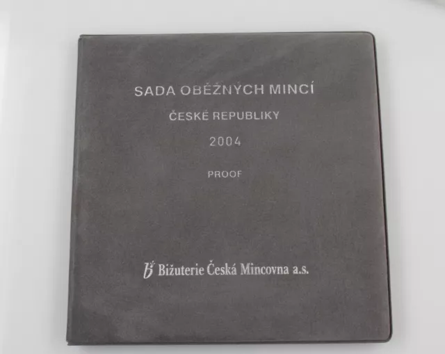 Tschechische Republik Kursmünzensatz KMS 2004 Polierte Platte PP Tschechien