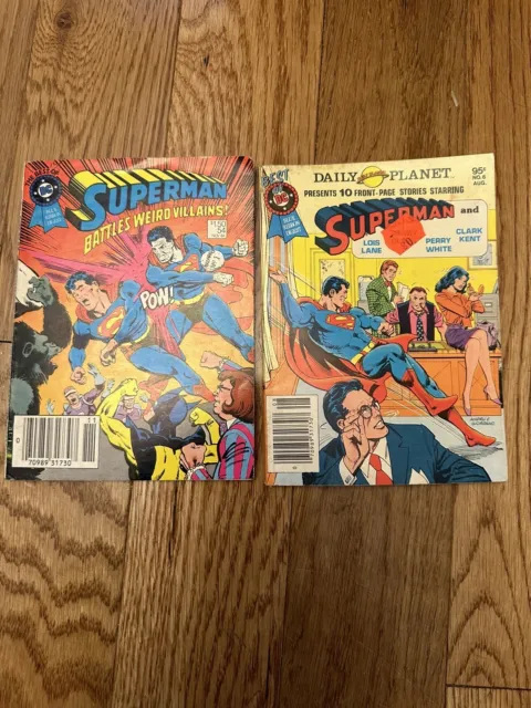 BEST OF DC BLUE RIBBON COMICS DIGEST #6 AND #54 - Superman - LOT OF 2