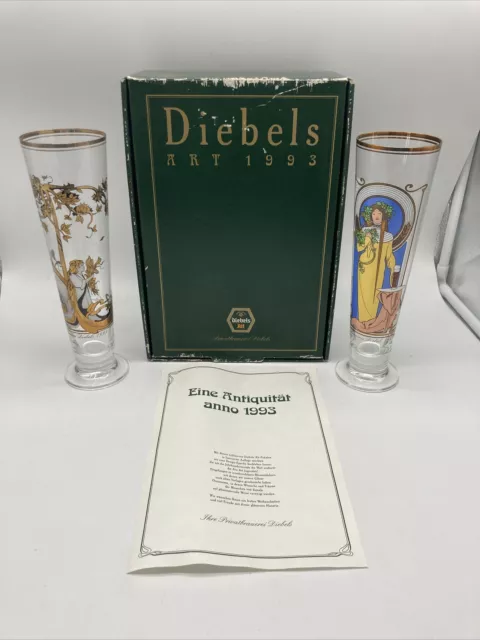 Diebels Alt Privatbrauerei Sammelglas Art 1993 Höhe ca. 25 cm