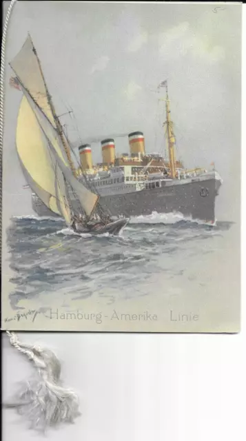 Hamburg America Line S.S. "Reliance" Farewell Dinner Menu February 23, 1931