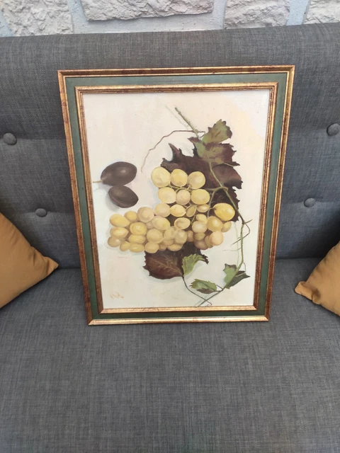 TABLEAU HUILE NATURE morte aux fleurs signé école Française fin XIXème