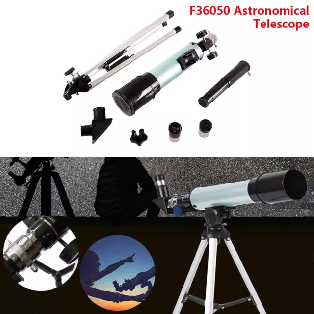 Astronomical Telescope Camping Sightseeing Night Vision with Telescopic Tripod