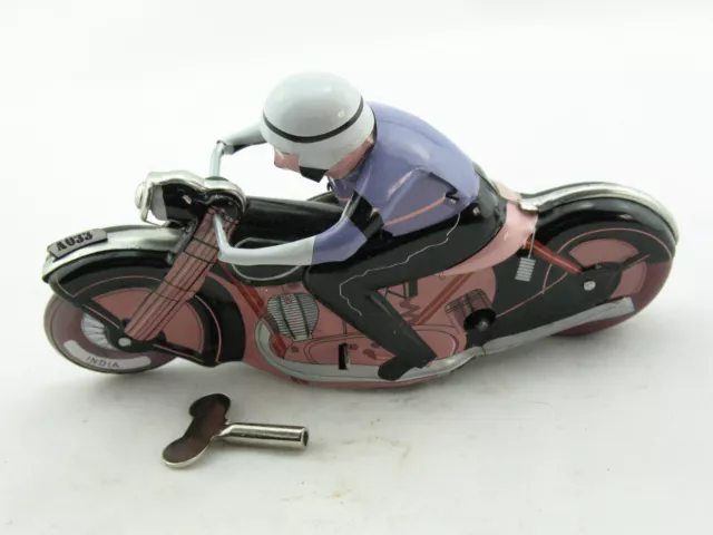 Blechspielzeug - Motorrad Motoracer Classic schwarz 5812033