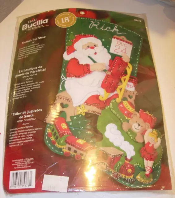 Bucilla Felt Applique Stocking Kit - Storytime Bears