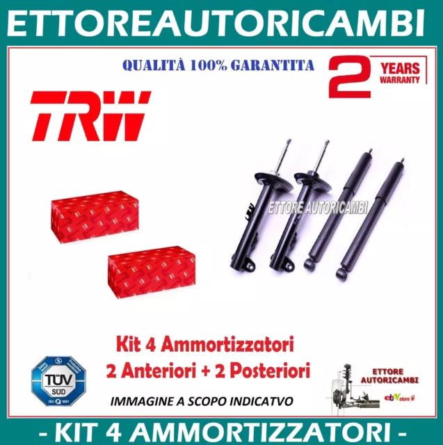 Kit 4 Ammortizzatori Trw Alfa Romeo Giulietta (940) 2010-> 2 Ant + 2 Post Nuovi