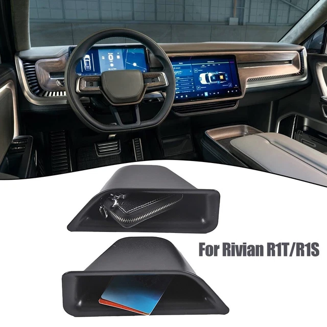 Neue Schwarz ABS Auto Tür Aufbewahrungsbox für Rivian R1T/R1S 2 Stück