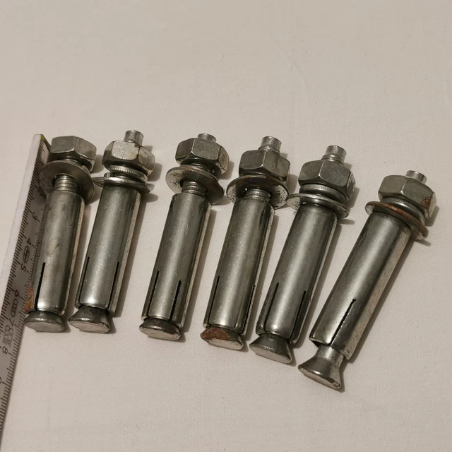 6x Expansion Schraube Bolzen M7 Edelst Externe Sechskantmutter Expansionshülse