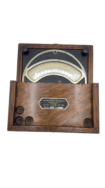 Vintage Weston D.c. Ammeter Voltmeter-Amperes Model 45, N 10785