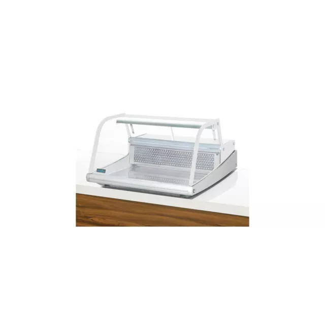 Vitrine inox de comptoir réfrigérée positive POISSONS 175 Litres, 200 W, 220 V - 2