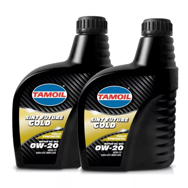 Tamoil Olio Motore 0W20 Sint Future Gold 2 Litri Sae