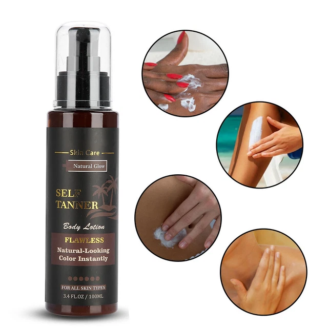 Crema corporal loción bronceadora hidratante sin sol autobronceadora GF0