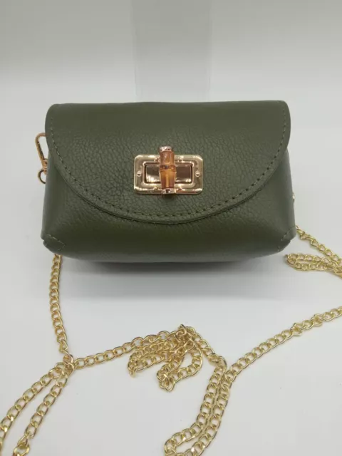 bolso, bolso de mano mini bolso de mujer de cuero auténtico mini bolso...