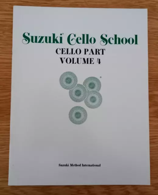 Suzuki Cello School Cello Part Volume 4