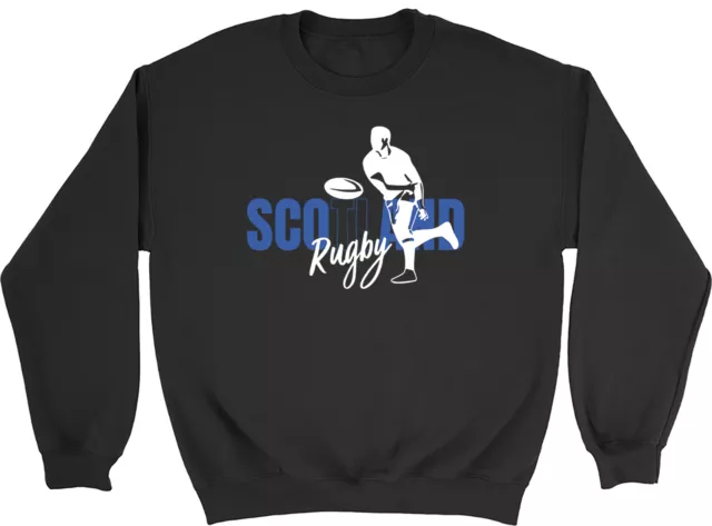 Scotland Rugby Sweatshirt Mens Womens Supporters Fans World Cup Gift Jumper