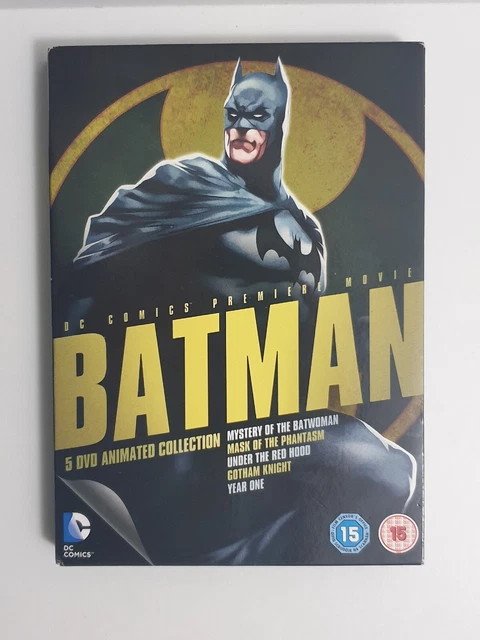Batman Animated Movies 5 DVD DC Comics Premiere Collection BOX SET