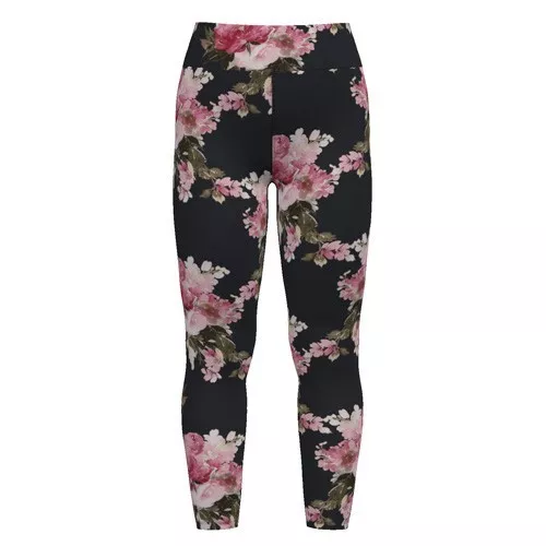 S/M Lularoe Kids Leggings Valentine's Day Amore Floral on Black Size 2-6 NEW