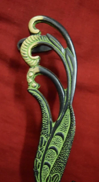 Peacock Bird Design Door Puller Brass Handmade Home Door Decor Handle Gift VR225 3