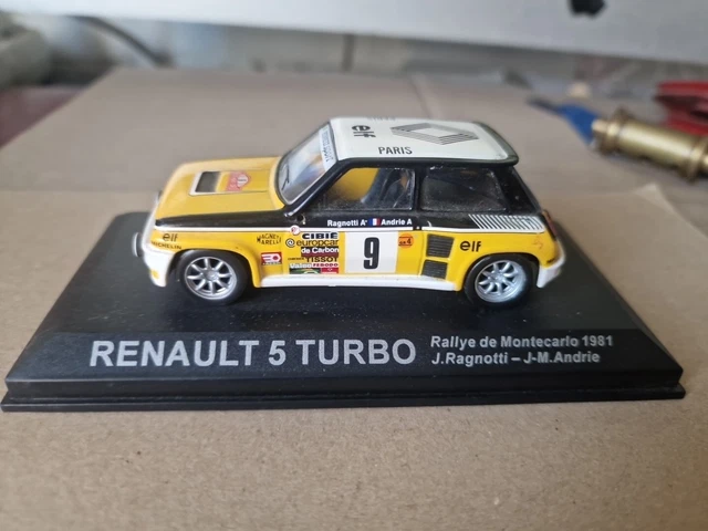 1/43 WINNER RALLYE de Monte-Carlo 1981 Renault 5 Turbo #9 Ragnotti