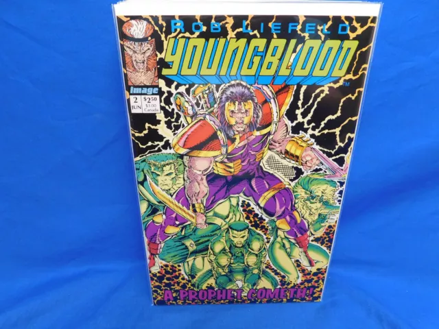 YOUNGBLOOD #2 Rob Liefeld 1st Appearance Prophet + Shadowhawk Image 1992 VF/NM