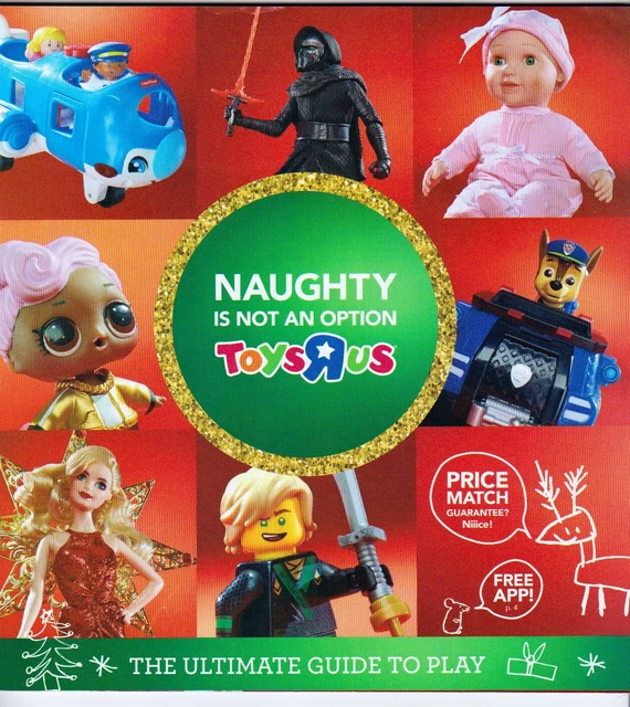 TOYS R US Christmas Big Book Catalogue 2017 10.00 PicClick