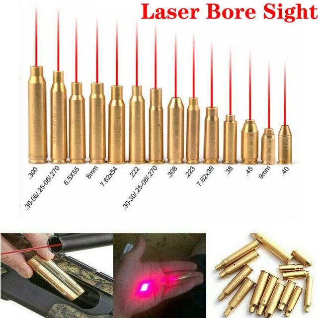 RED LASER BEAM Bore Sighter BoreSight Collimator Sighting Rem Gauge