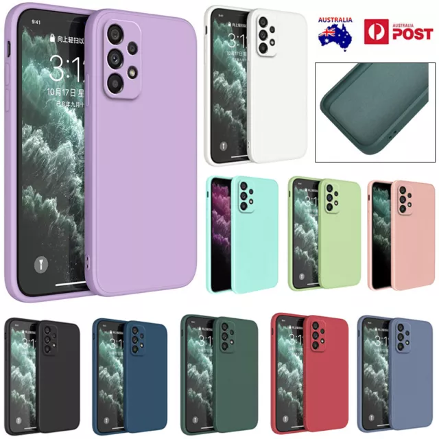 For Samsung Galaxy A55 A05S A15 A13 A23 A53 A54 Liquid Silicone Case Cover Skin