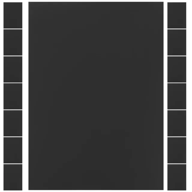 20 Sheets DIY Supplies Black Paper A4 Thick Cardboard Craft