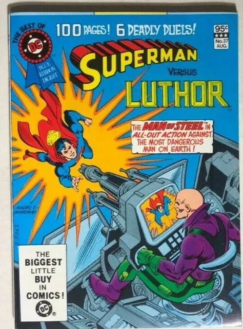 BEST OF DC SPECIAL BLUE RIBBON COMICS DIGEST #27 (1982) Superman vs Luthor FINE+