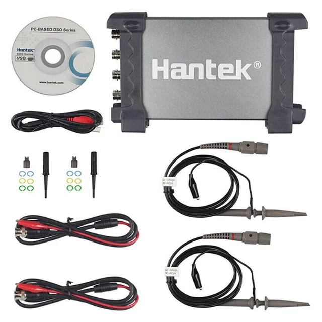 thumbnail image 2 of Hantek 6074BC PC-Based USB Digital Storage Oscilloscope – 4 Channel, 70MHz Bandwidth, 1GSa/s, With Probes 2 of 3