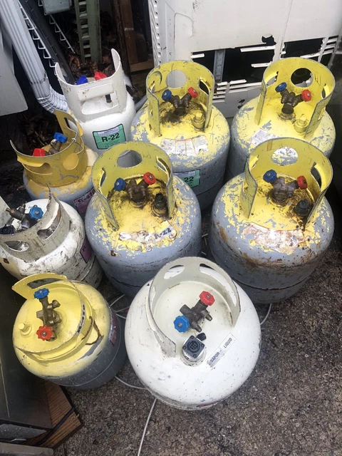 Refrigerant Recovery Reclaim Cylinder Tank - 30LB Pound 400 PSI Refrigerant Recovery Reclaim Cylinder Tank - 30LB Pound 400 PSI