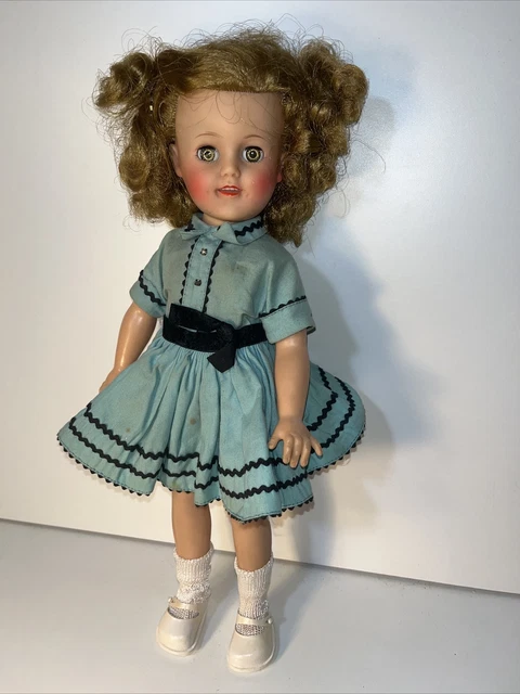 14" 1950s Vtg Shirley Temple Doll w/ Original Tagged Dress