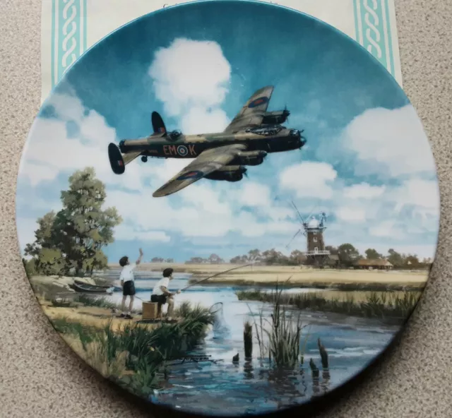 Lancaster Low Overhead Royal Doulton Ceramic collectors Plate Limited Edition 8"