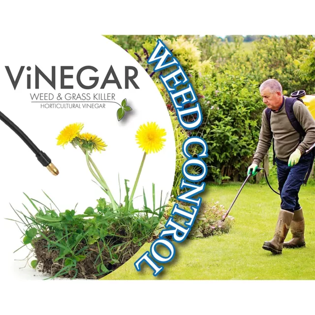 Energen Carolina Vinegar Organic Weed & Grass Killer, Glyphosate Free, 1 Gallon 6