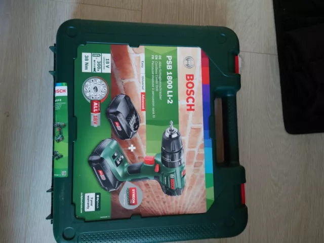 Genuine Empty Carry Case for Bosch PSB 1800 LI-2 18V Drill new model