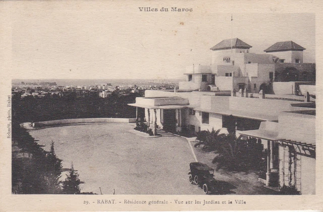 Cpa Rabat Residence Generale Vue Sur Les Jardins Et La Ville