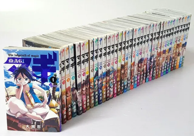 Magi: The Labyrinth of Magic Vol.1-37 Comics Complete Set Japanese Ver Manga