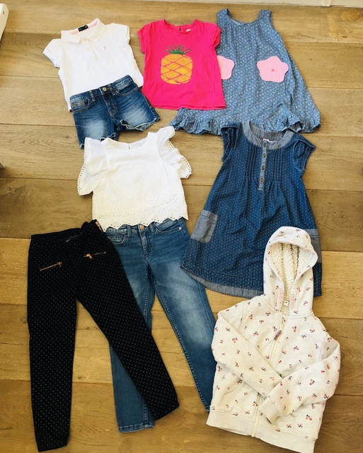 Pacchetto ragazze età 5-6 Zara M&S, Gap, Ralph Lauren, abito, jeans, top, pantaloncini estivi