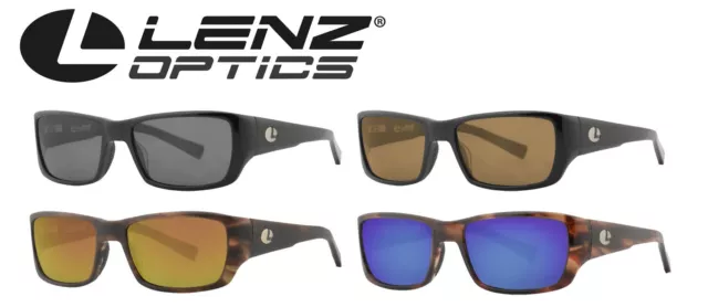 Lenz Optics Kaitum Sunglass Edelstahlbügel / Acetatrahmen - Polbrille für Angler