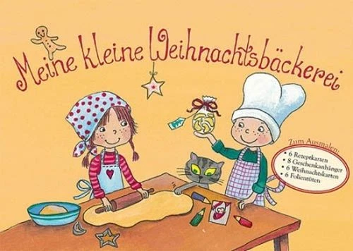 *Weihnachten*Neu*Meine kleine Weihnachtsbäckerei*Malen,Bastel&Creativset*DIN A6*