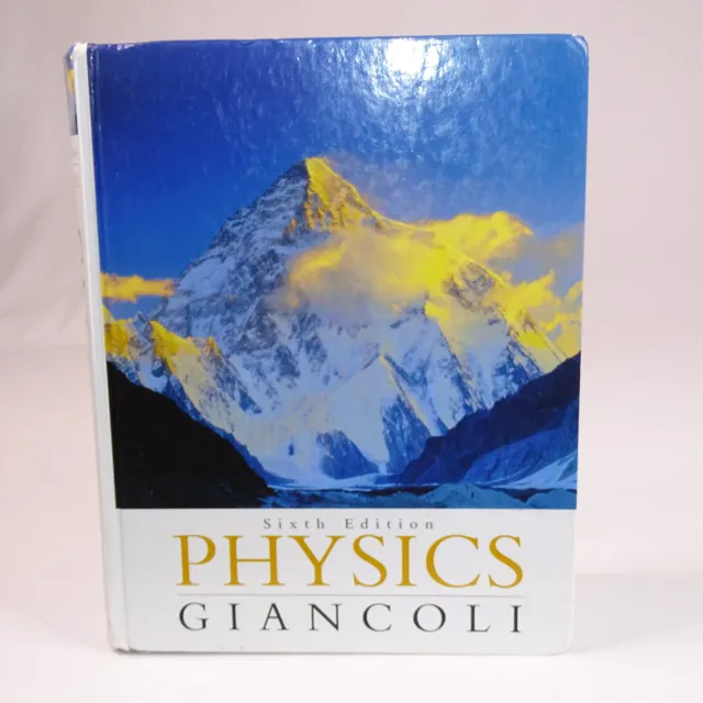 Physics Principles with Applications by Douglas C. Giancoli Hardcover Book