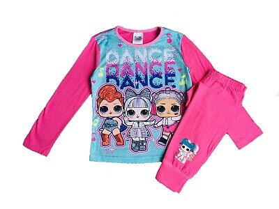 Girls LOL Surprise! Pink Blue Pyjamas Size 4 5 6 7 8 9 10 Years Dance PJ's PJs