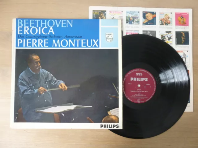 Beethoven - Eroica    Pierre Monteux  LP   Vinyl:  vg+