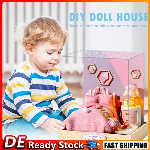 Miniatur Waschbrett Mit Wanne - Puppenhaus Zubehör Aus Metall & Holz