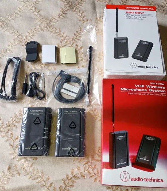 NEW IN BOX Audio-Technica  PRO88W VHF Wireless  Microphone System