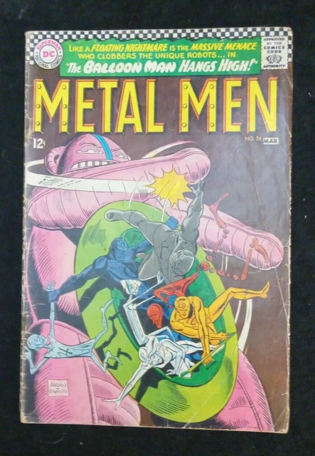 DC Comics Metal Men #24 1967 GD Movie Coming? Ross Andru Art