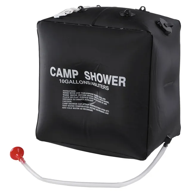 Solar Ducha 40L Exterior Camping Ducha Piscina Jardín Ducha Saco de Agua