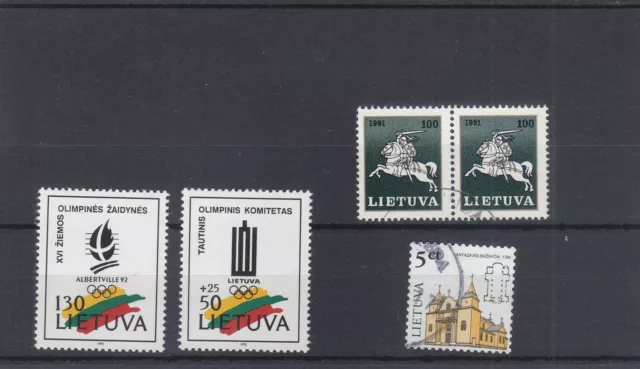 Litauen Marken Lot Sammlung Restposten Briefmarken Lietuva