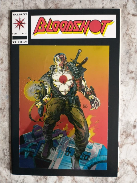 Bloodshot #1 1st Print Valiant Comics 1992 VanHook