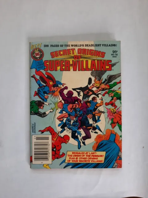 Best Of DC Blue Ribbon Digest #10  Secret Origins Of Super Villians March 1981